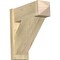 Ekena Millwork Traditional Rough Sawn Arts and Crafts Outlooker, Douglas Fir, 8"W x 22"D x 22"H OUT08X22X22TRA03RDF - alternate 1